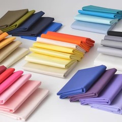 145cm Wide Pure Cotton Poplin Solid Plain Weave Fabric Dress Shirt Lining