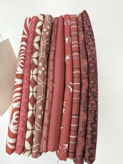 Benartex Color Spectrum Red 10 Fat Quarters Quilting Fabric