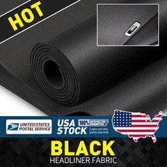 60″ x 60″ Headliner Fabric Auto Roof Lining DIY Replacement Repair Foam Backing