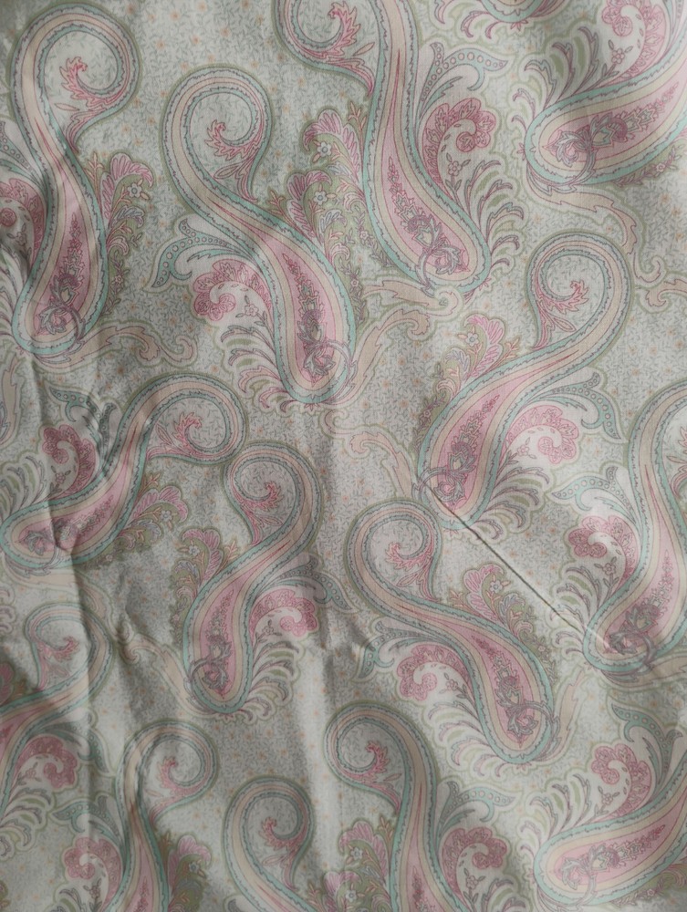 Fabric Traditions Patty Reed 2014 Pastel Paisley Swirls Cotton 108″ X44″