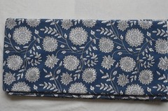 NO TARRIF CHARGES 100% ✅100%Cotton Floral Print Hand Print 7 Yard fabric ZK-8*
