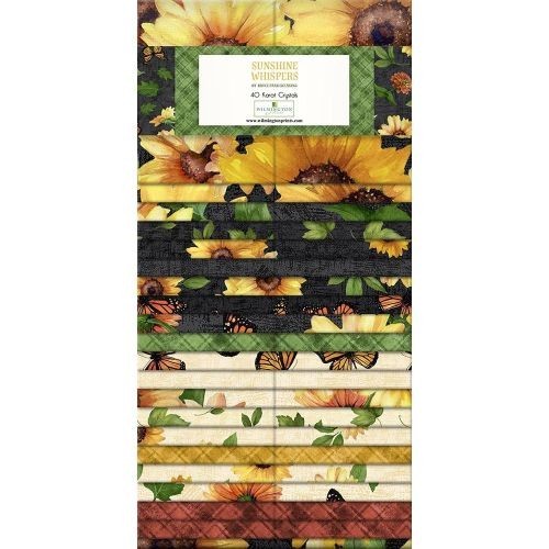 Sunshine Whispers By Wilmington Prints – 40 Karat Crystals /Jelly Roll
