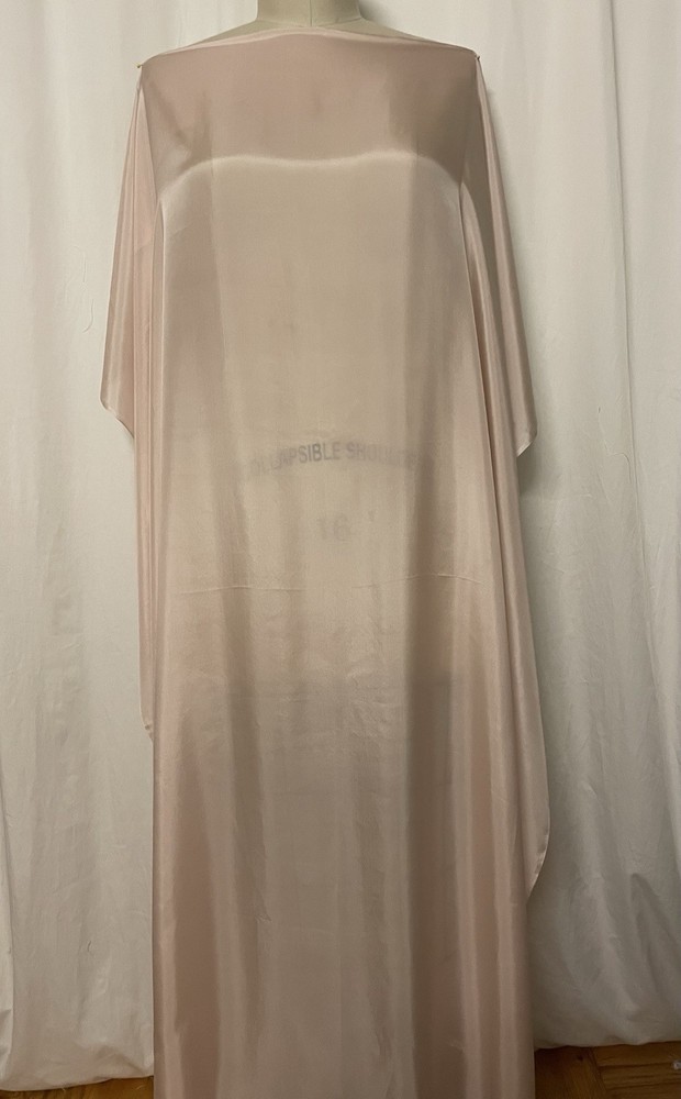 100% Luxurious Silk Habotai Baby Pink Fabric 1 Yard & 15 Inches Long 46″ Wide