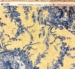 Vintage Waverly La Petite Ferme Toile French Country Farmhouse cottagecore