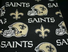 New Orleans Saints Fabric 1 YARD Material Cotton for Masks Crafts 36″ x 54″ !