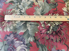 5th Avenue Designs Covington Upholstery Fabric Orange-Red Floral 76″ L x 54″ W