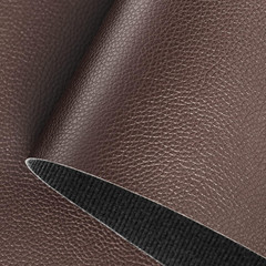 Faux Leather Brown PU Leather Fabric 36″ X 54″ 1 Yard 0.8 Mm Thickness Synthetic