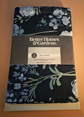 Better Homes & Gardens Precut Cotton Fabric 2 Yards Tranquil Floral Blue 2 Packs
