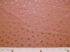 Terrific TERRACOTTA CLAY CINNAMON Tone on Tone Light Weight Print TAFFETA Fabric