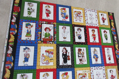 RARE OOP Loralie Harris COOL SCHOOL PANEL Fabric 26 x 44″