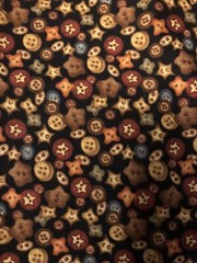 A Year to Crow About BUTTONS Tons of Tiny Buttons Red Rooster Fabrics BTFQ