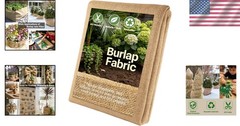 Versatile 20 Inch by 7 Foot Jute Fabric Roll for Rustic Crafts and Home Projects