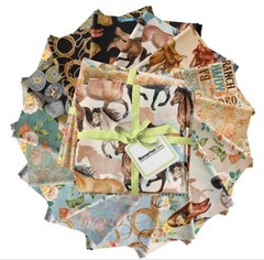 Quilting Cowgirl / Cowboy – Stack Pack – 42 pcs / 10″ x 10″ Squares Layer Cake.