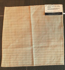 B BERGER Houndstooth in Celadon/Bisque 13″ – 26 1/4″ Woven Fabric Samples