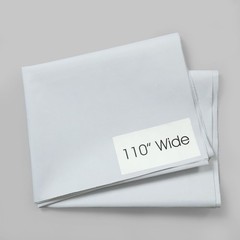 99.9% Blackout Drapery Lining Fabric White Sold by Yard 55″ wide light weight