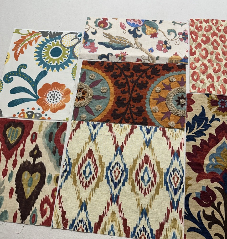 Remnant Lot Home Decor Fabric Shabby Floral Cottage Designer Sewing Cotton NEW