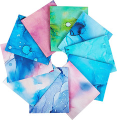 -25 Options- 100% Cotton Quilting Fabric Bundles 10Pcs Fat Quarters 18”X21”-Medi