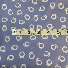 60” X 5 Yards “The Yardline Squiggle” Polyester Knit One Way Stretch Fabric