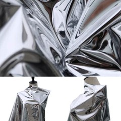 Double-sided Silver Mirror Composite Reflective Fabric DIY Costumes 50CMx137cm