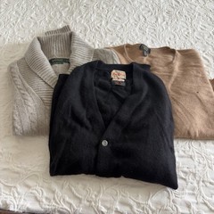 Lot of 3 100% Cashmere Sweaters FLAWED Upcycle DIY Crafters Tan Gray Black