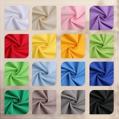 100% Black Combed Cotton Fabric – Machine Washable Poplin by the Yard