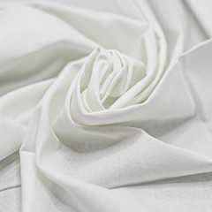 Delicate White Cotton Fabric Quilting Bundles – 6 Precut Pieces for DIY Projects