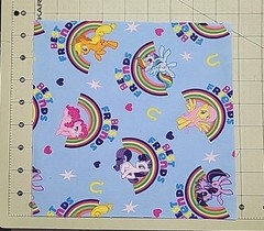 37 Precut My Little Pony Quilt Squares 8.5 X 8.5 Mixed Characters and Colors New