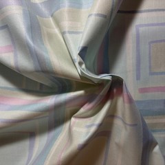 R. Anton-Moseler Fabric Germany Polished Cotton 52″Wide Pastel Window Pane