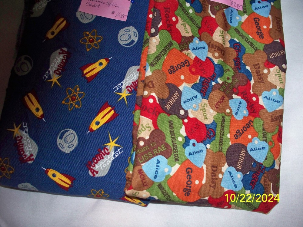 ASSORTED COTTON QUILTING FABRIC & PANELS – JO ANN – U-PICK 1