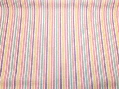 P&B Textiles Stripe in Pink Children’s Prints Cotton Quilting Fabric HALF YARD