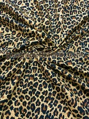 Cheetah Leopard Animal Print Soft 100% Cotton Fabric Material