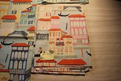 Cotton Quilt calico novelty Fabric 8 pc lot Riley blake, Debbie Mum & other