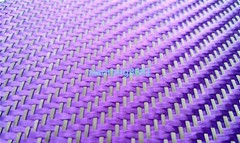 Black+ Purple Aramid Carbon Fiber Blended Fabric Carbon Fixed cloth 100cm*50cm