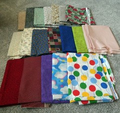 Lot of Quilt Craft Sew Fabric 19 Pieces Each 1 Yard or More All New