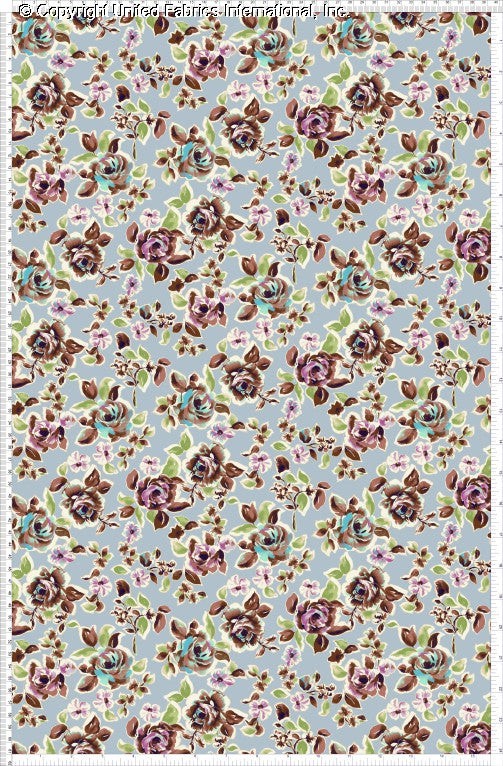 Challis Rayon Printed Aline, Floral Fabric, Dress Fabric, Sewing Fabric