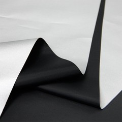 Elegant Black & Silver Blackout Fabric – Lightweight, 1 Yard with UV Protection
