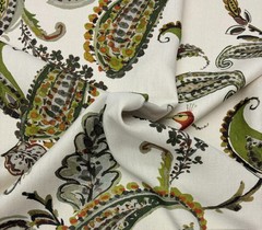 FILIPPO UECHER DOMENICO 70 PEACOCK MADE IN ITALY 100% LINEN FABRIC BY YARD 55″W