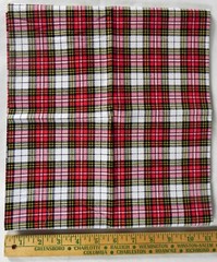 Holiday “1 Yard Fabric Cut” by Create It, Classic Tartan Plaid, 100% Cotton New