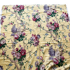 Bassett McNab CASSANDRA Chintz Fabric (3.7 yards one piece) Yellow Version