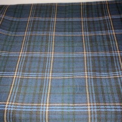 Ralph Lauren Wool Blend Plaid Jaybird Fabric, One Yard