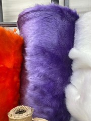 Purple Short Pile Faux Fur Fabric 1/2″ Shaggy Fake Fur – Soft Plush Costume