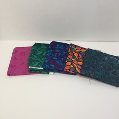 1 Pounds 15 Ounces Print Solid Fabric Scraps Cotton Pink Green Blue Orange