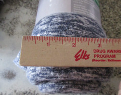 2 yards Stone Harbor Fabric Stretch Knit Stone Harbor Blue white