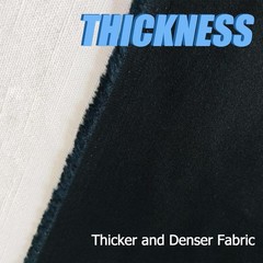 2 Yard Black Twill Cotton Canvas Fabric,Natural Thick 2 Yards,