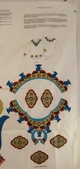 Southwest style CUT AND SEW Wearable Art Fabric APPLIQUE PANEL VIP Cranston