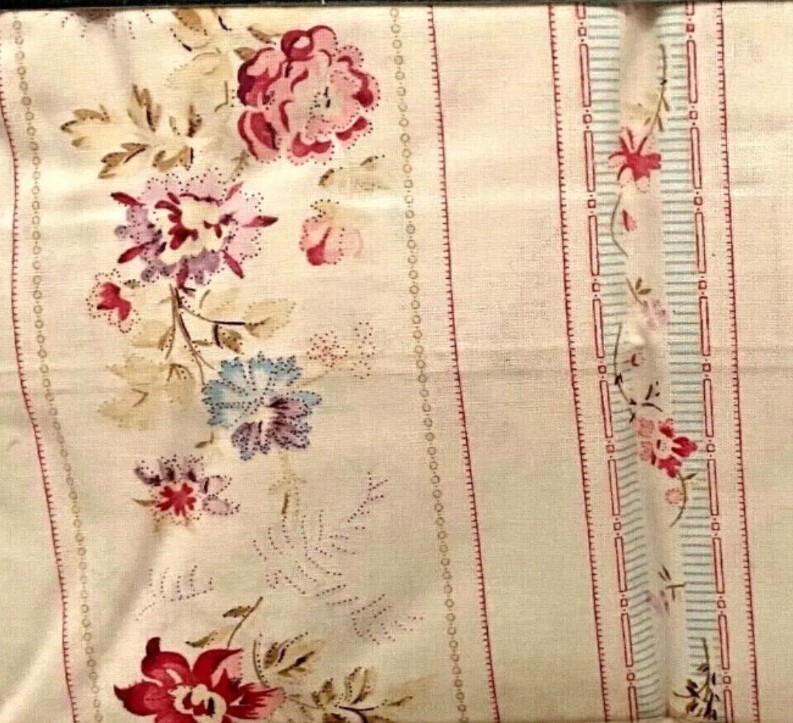 NEW RALPH LAUREN JOSIE FLORAL FABRIC 108 BY 100 VINTAGE