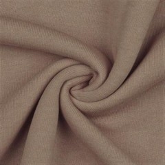 Cotton Sweatshirt Knitted Jersey Fabric Material – TAUPE