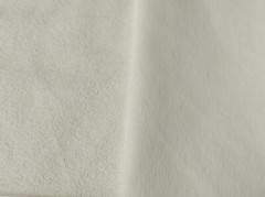 Laminated Terry Towelling Waterproof Fabric Material ECRU