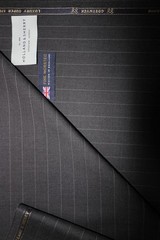 45% WOOL & 55% POLYESTER SUITING FABRIC IN UCLA BLUE MADE IN ENGLAN By the Meter