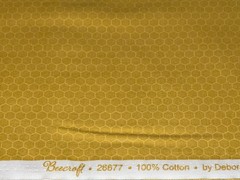 By 1/2 Yd Northcott “Beecroft” Honeycomb Golden Yellow Cotton Fabric BTHY #26677